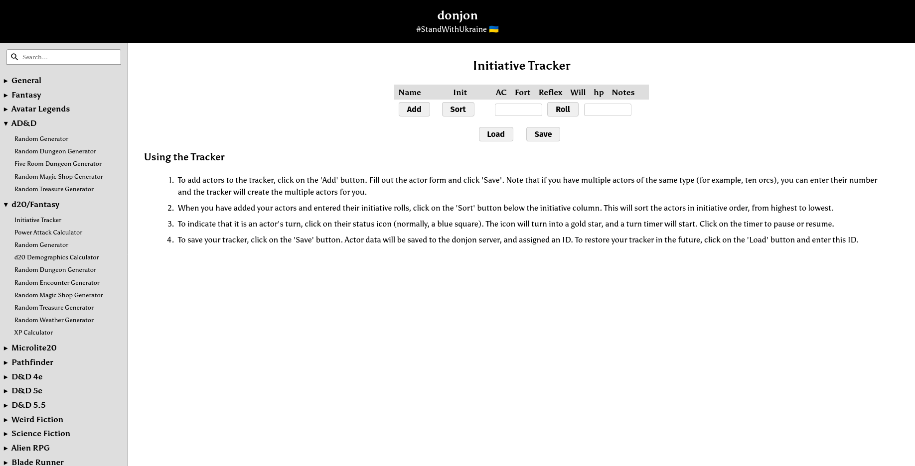 Donjon screenshot