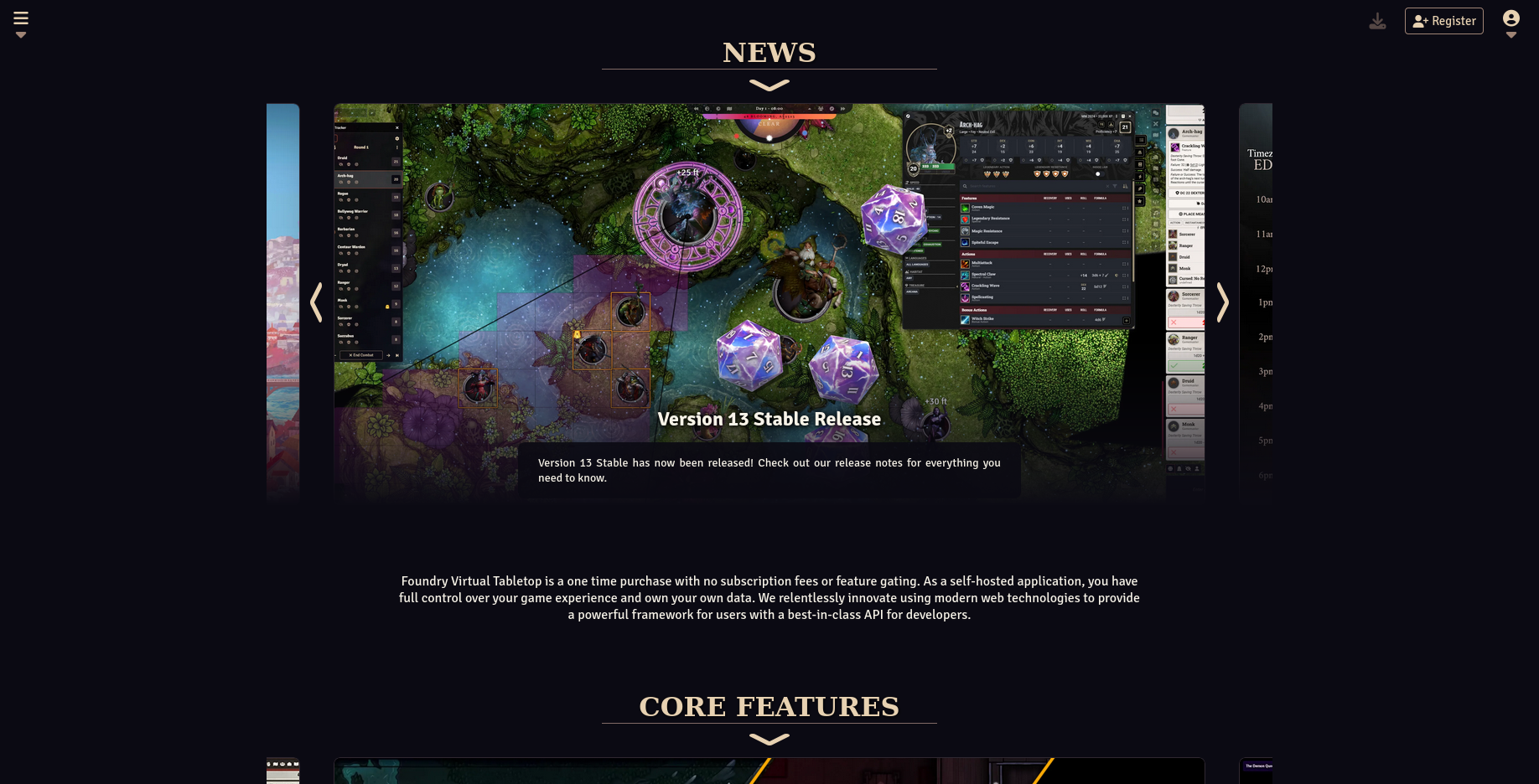 Foundry VTT screenshot